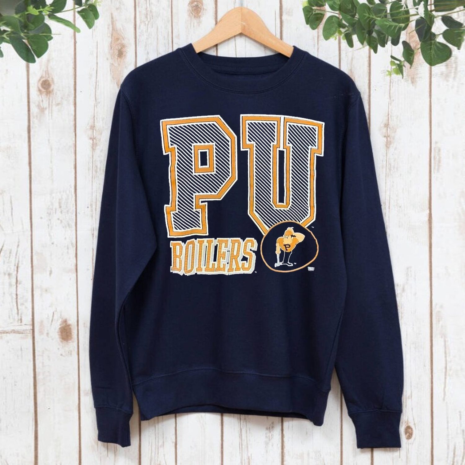Vintage 90s Purdue Boilers Crewneck Sweatshirt - Ideal for Fans and Alumni