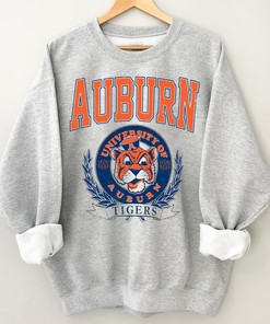 Vintage Auburn Tigers NCAA T-Shirt - Baseball College Football Sweatshirt Hoodie Fan Gift