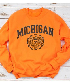 Vintage Michigan Football Shirt - Retro Wolverines Team Gear