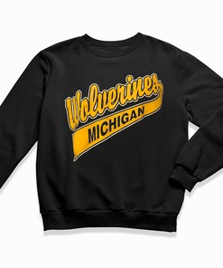 Vintage Michigan Wolverines Crewneck Sweatshirt - Retro NCAA Fan Apparel