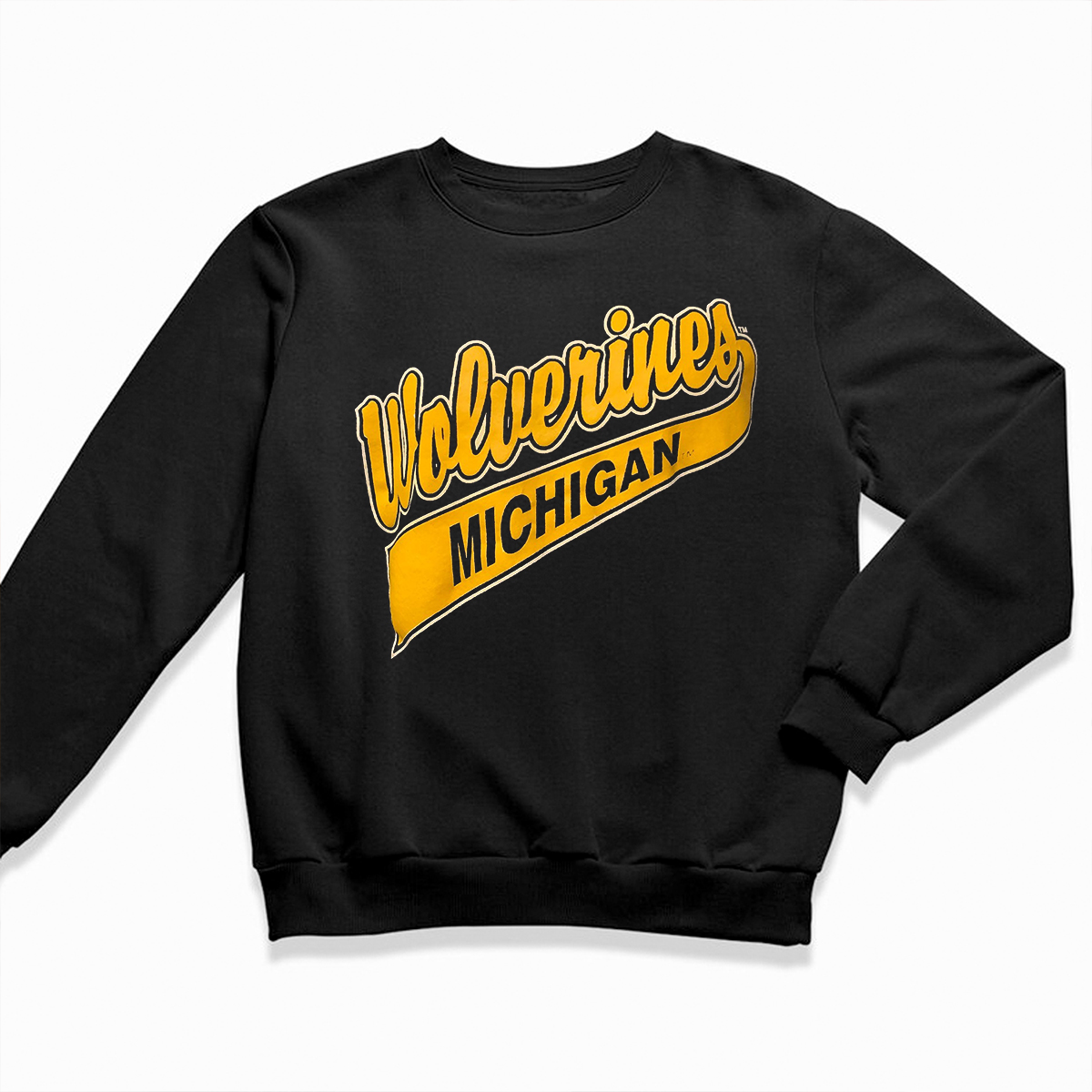 Vintage Michigan Wolverines Crewneck Sweatshirt - Retro NCAA Fan Apparel