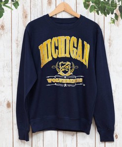 Vintage Michigan Wolverines Football Shirt - 90s College Sports Apparel