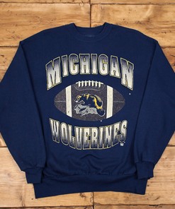 Vintage Michigan Wolverines Sweatshirt - 90s University of Michigan Crewneck