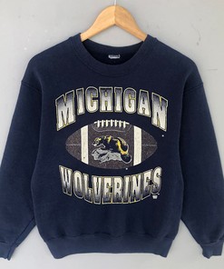 Vintage Michigan Wolverines Sweatshirt - 90s University of Michigan Crewneck