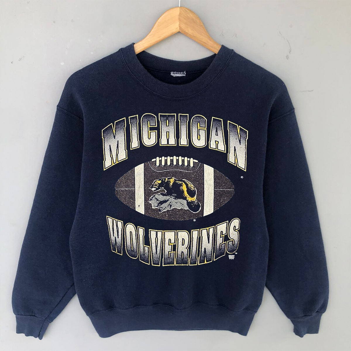 Vintage Michigan Wolverines Sweatshirt - 90s University of Michigan Crewneck