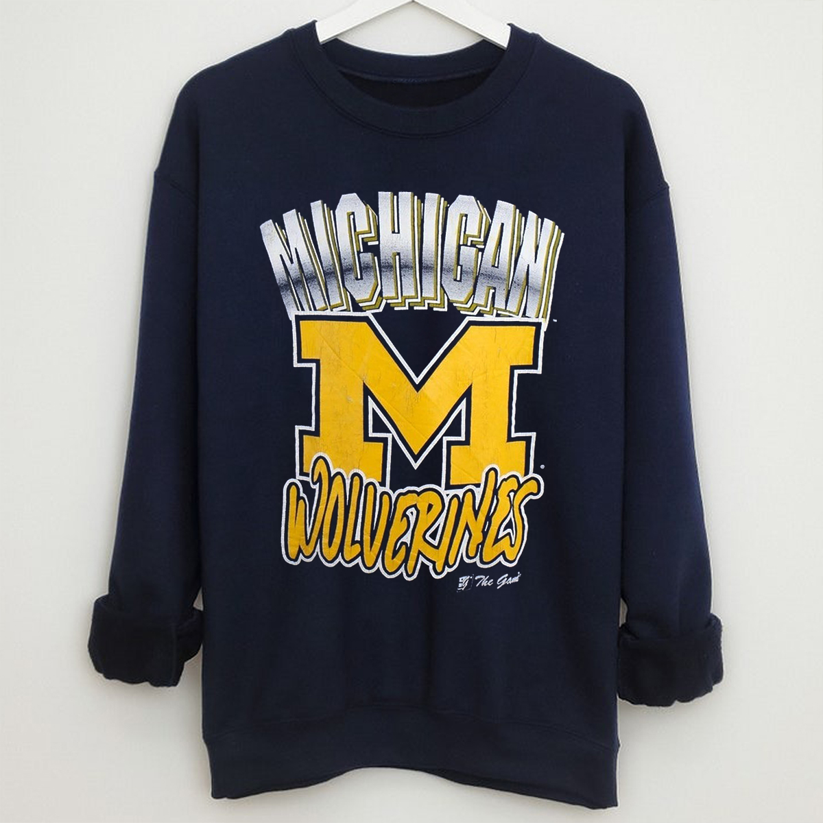 Vintage Michigan Wolverines Sweatshirt - University of Michigan Fan Gear