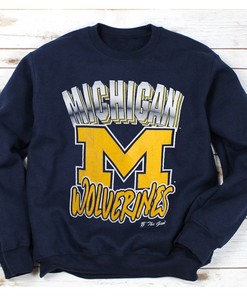 Vintage Michigan Wolverines Sweatshirt - University of Michigan Fan Gear