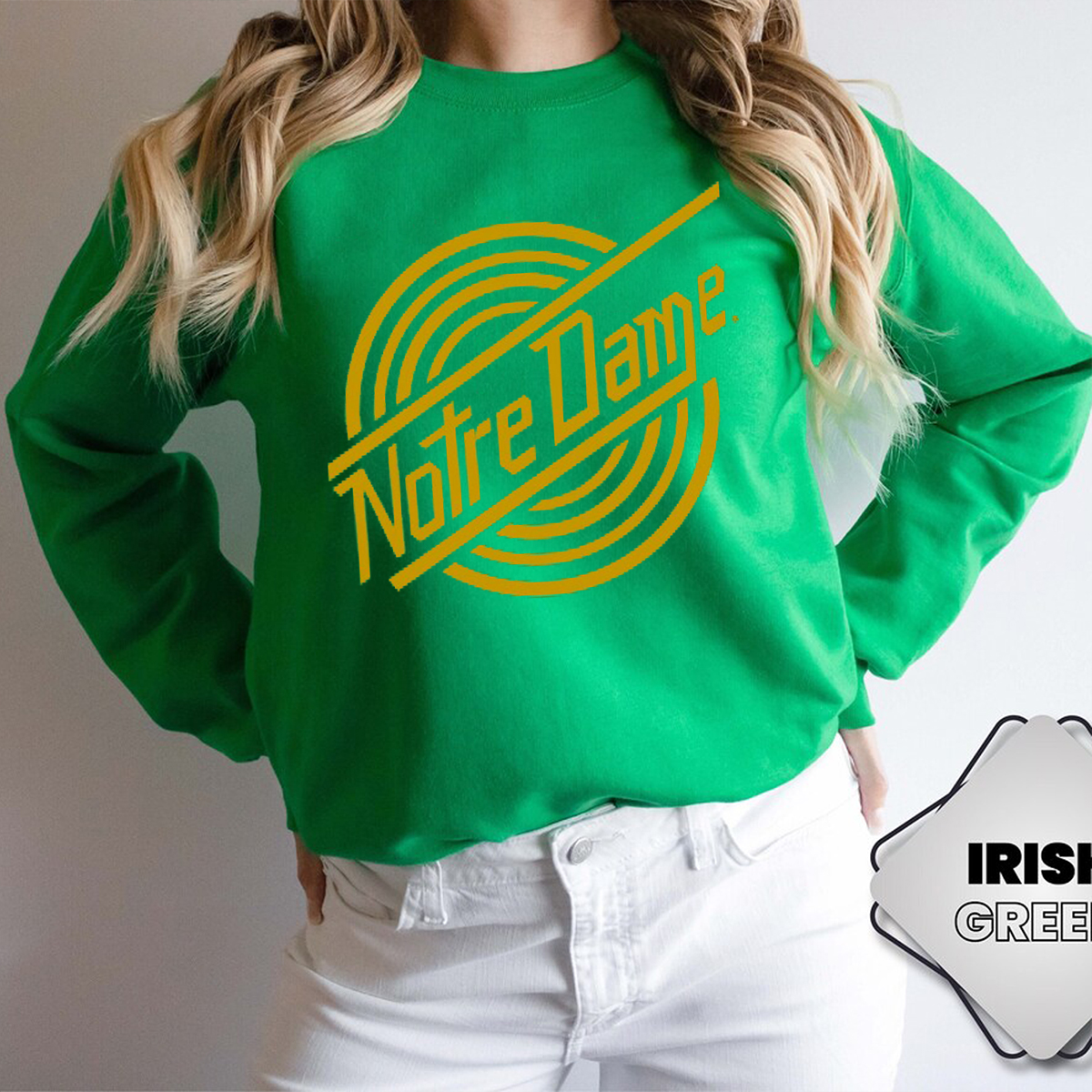 Vintage Notre Dame Fighting Irish 1970s T-Shirt - Authentic Vintage 1970s Notre Dame Fighting Irish T-Shirt