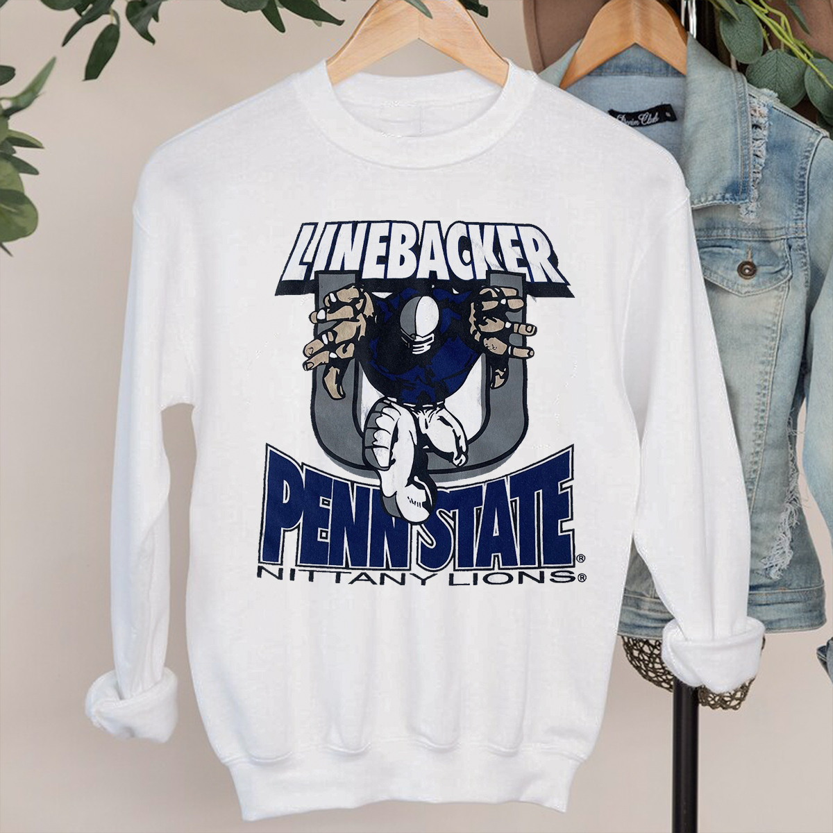 Vintage Penn State Nittany Lions Linebacker Tee - Vintage Shirts