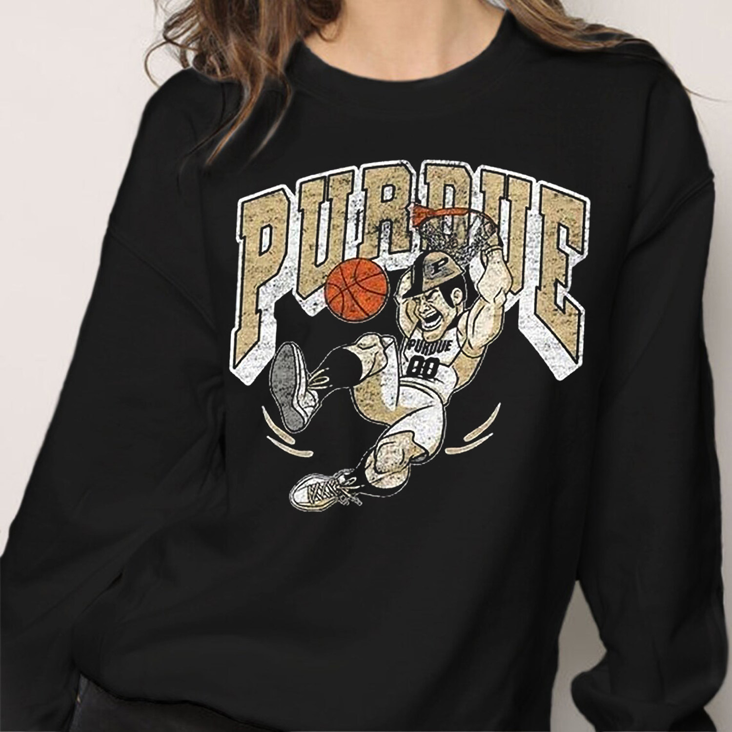 Vintage Purdue Boilermakers Sweatshirt - Essential Fan Gear for Fall and Winter