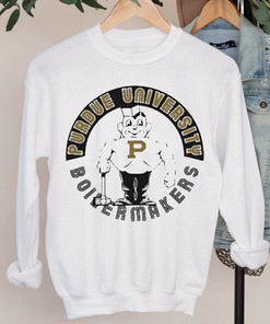 Vintage Purdue Pete Tee with Purdue University Boilermakers Design - Show Your Support