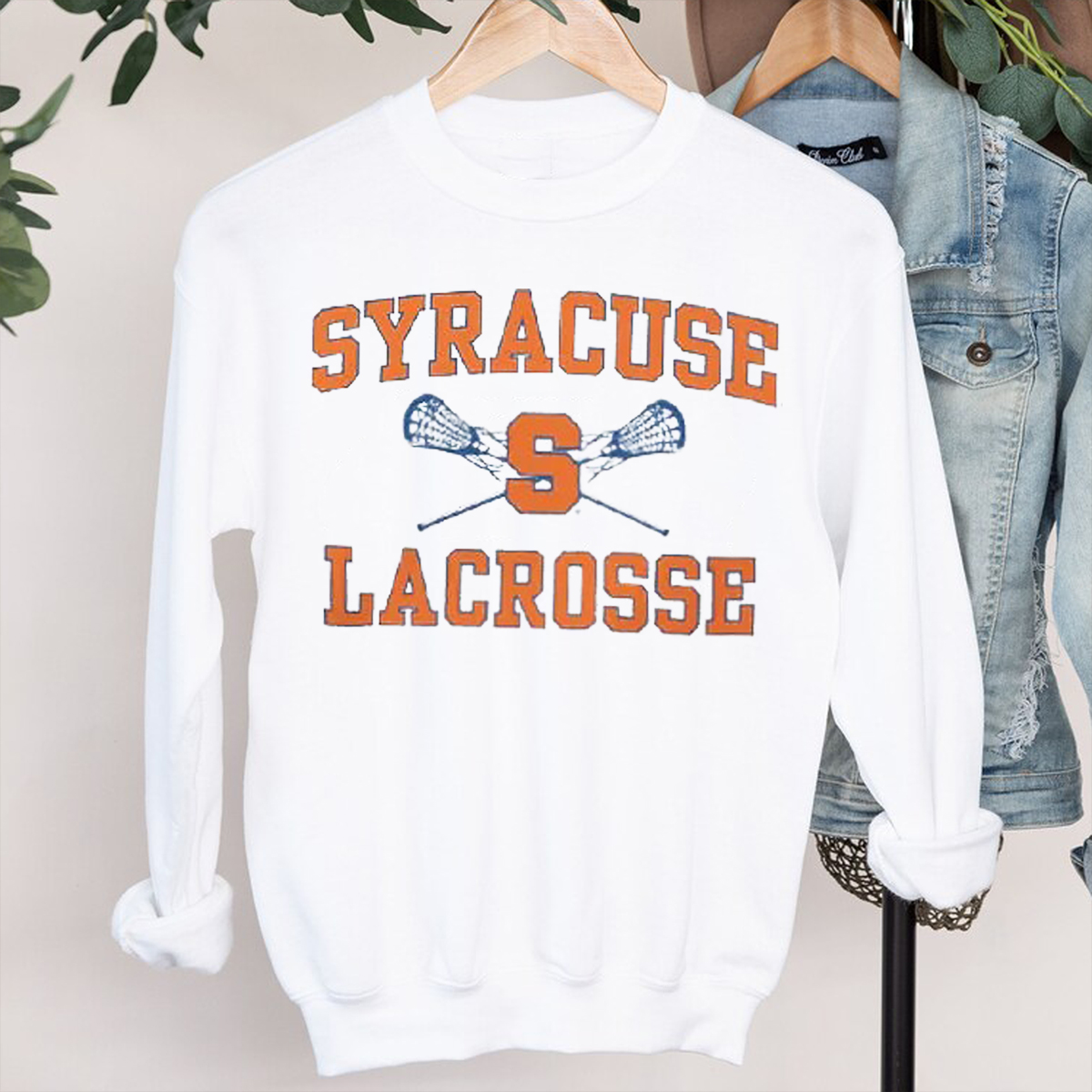 Vintage Syracuse Lacrosse Sweatshirt - Ideal for Syracuse Orange Fans