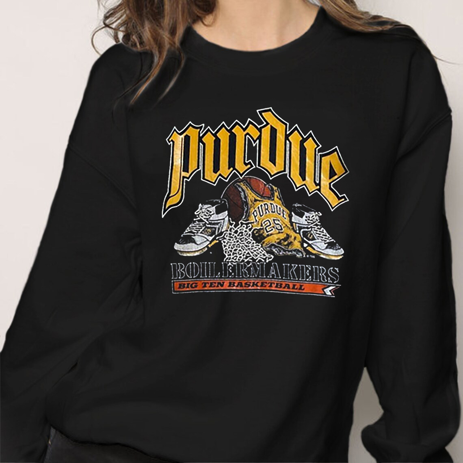 Vintage Unisex Boilermakers Basketball Sweatshirt - Show Your Support