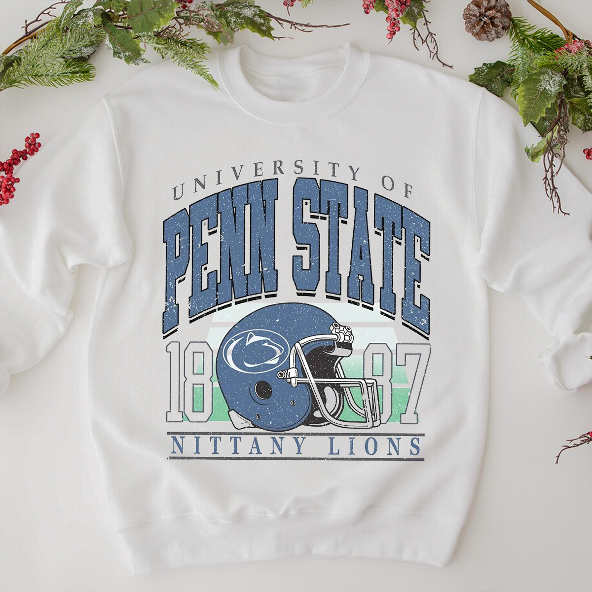 Vintage University of Penn State 1887 Crewneck Sweatshirt - Penn State Fan Crewneck Shirt