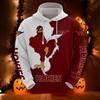 Washington State Cougars Long Sleeve 3D Zip Hoodie - Gift For Fans