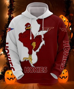 Washington State Cougars Long Sleeve 3D Zip Hoodie - Gift For Fans