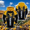 West Virginia Mountaineers 3D All Over Print Zip-Up Hoodie Perfect For Ncaa Lovers 