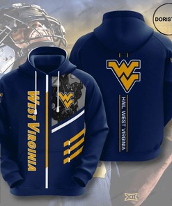 West Virginia Mountaineers American Football Limited Edition 3D Hoodie - College Baseball Fan Apparel