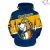 West Virginia Mountaineers Blue And Gold All Over Print 3D Hoodie For Men And Women - Show Your Team Spirit