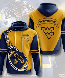 West Virginia Mountaineers Football Team Ncaa 3D All Over Print Hoodie - Gifts For Men