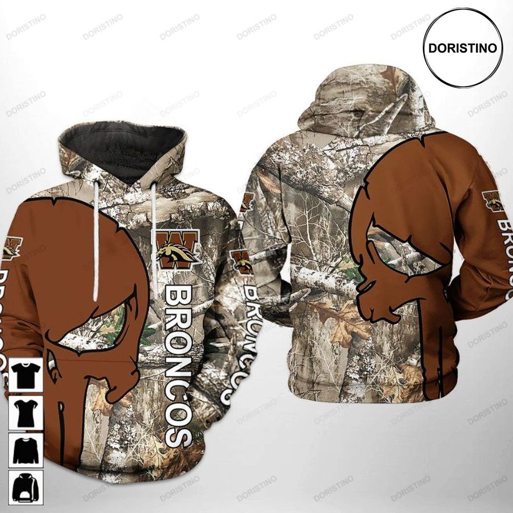 Western Michigan Broncos Limited Edition 3D Camo Veteran Hunting Hoodie - Perfect Gift For Ncaa Fans