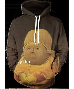 Why So Fat? Add Some Humor To Your Look With Fat Y Tho Funny Characters Hoodie 3D