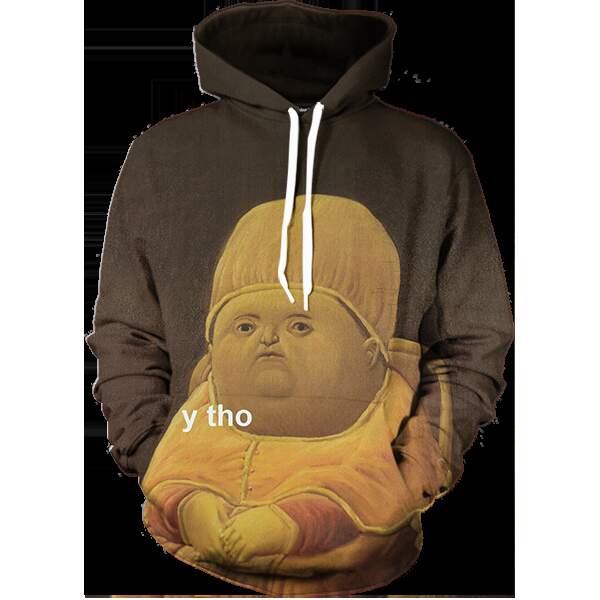 Why So Fat? Add Some Humor To Your Look With Fat Y Tho Funny Characters Hoodie 3D