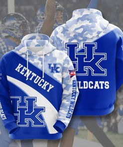 Women'S Kentucky Wildcats All Over Print Hoodie 3D Customizable