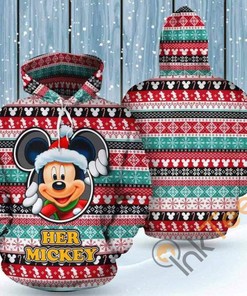 Women'S Mickey Mouse Custom All Over Print 3D Hoodie - Disney Style