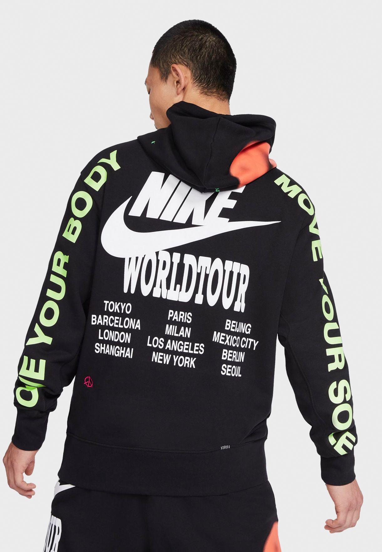 World Tour French Terry Custom All Over Print 3D Hoodie