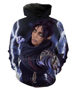 Wraith From Apex Legends Custom All Over Print 3D Hoodie, Custom All Over Print Hoodie