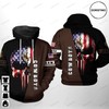 Wyoming Cowboys Ncaa Us Flag Skull Limited Edition 3D Hoodie - Gifts For Men And Women
