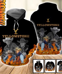 Yellowstone Kevin Costner 3D Hoodie Printful Perfect Gift
