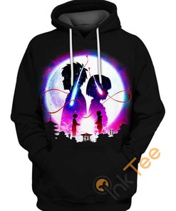 Your Name Custom 3D Hoodie - Beautiful Anime Style 