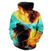 Zuko Vs. Azula Epic Final Duel All Over Print 3D Hoodie From Avatar: The Last Airbender