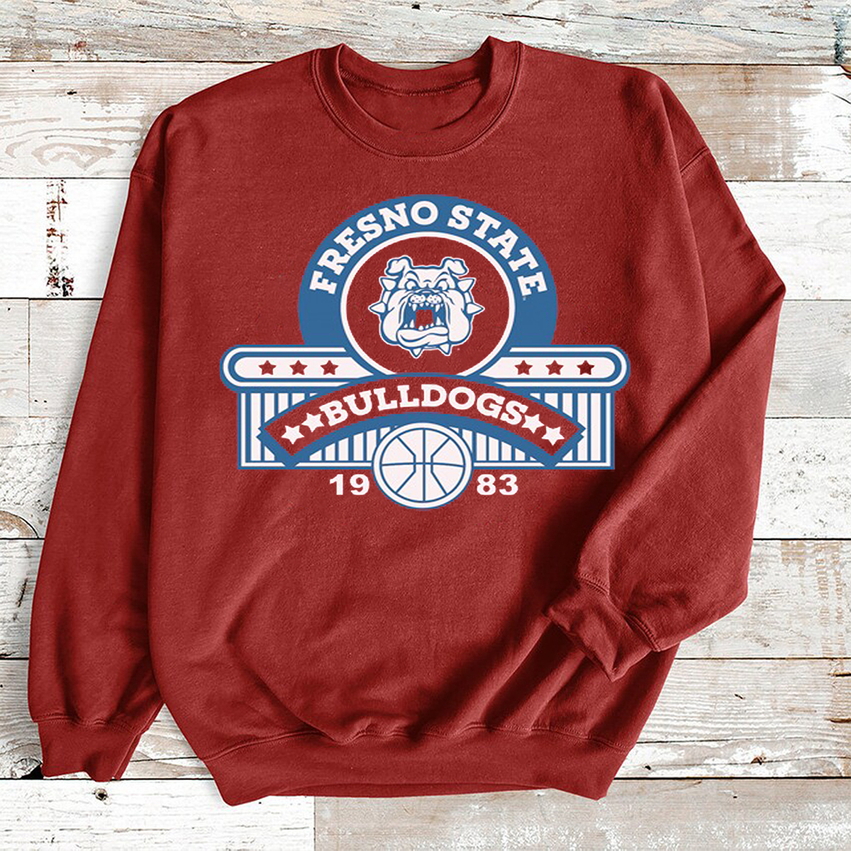1983 Fresno State Bulldogs Basketball Tee