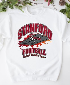 1990s Stanford Football Graphic Tshirt - NCAA California Collegiate