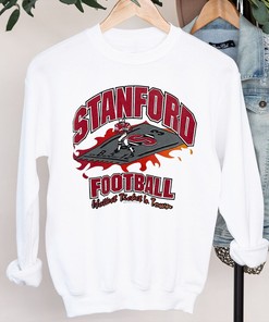 1990s Stanford Football Graphic Tshirt - NCAA California Collegiate