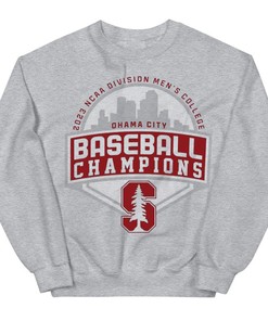 2023 NCAA Division Champions Stanford Baseball Tee - New Logo Design