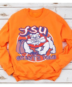 80s FSU Fresno State University Bulldogs Grant's Tomb College Basketball Vintage T-Shirt - Limited Edition