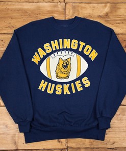 80s Washington Huskies Football T-Shirt - Perfect for Game Day