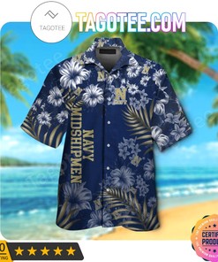 Add Aloha to Your Wardrobe with Navy Midshipmen Hawaii Shirt and Beach Short