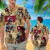 Add Some Swashbuckling Style to Your Outfit with Alabama Crimson Tide Pirates Aloha Hawaiian Shirt