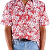 Alabama Crimson Tide Floral Hawaiian Button Down for Men