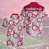 Alabama Crimson Tide Floral Hawaiian Shirt and Shorts for Fans