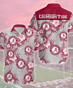 Alabama Crimson Tide Floral Hawaiian Shirt and Shorts for Fans