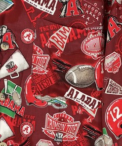 Alabama Crimson Tide Hawaiian Button Up Shirt for NCAA Fans