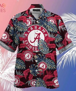 Alabama Crimson Tide Hawaiian Shirt & Shorts - Stress Blessed Obsessed for Fans