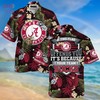 Alabama Crimson Tide Hawaiian Shirt & Shorts - Tropical Patterns for Fans.