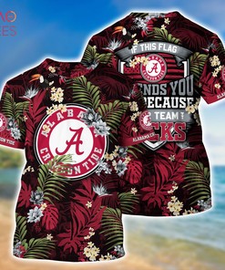 Alabama Crimson Tide Hawaiian Shirt & Shorts - Tropical Patterns for Fans.